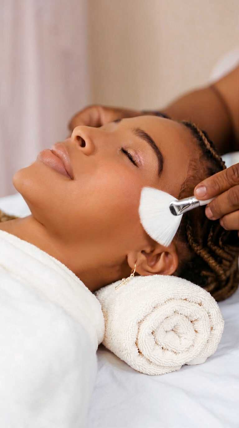 Facial treatment for glowing skin